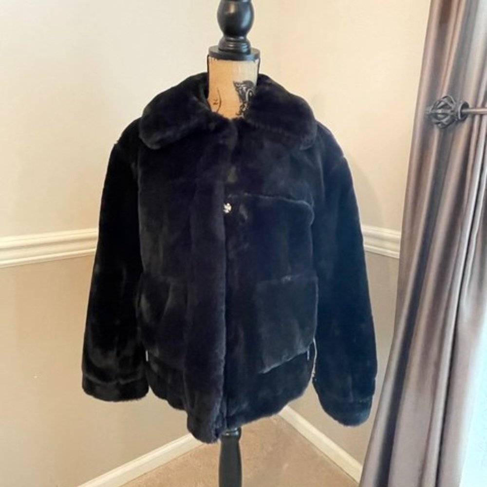 Womens Jou Jou Faux Fur Jacket Size XS